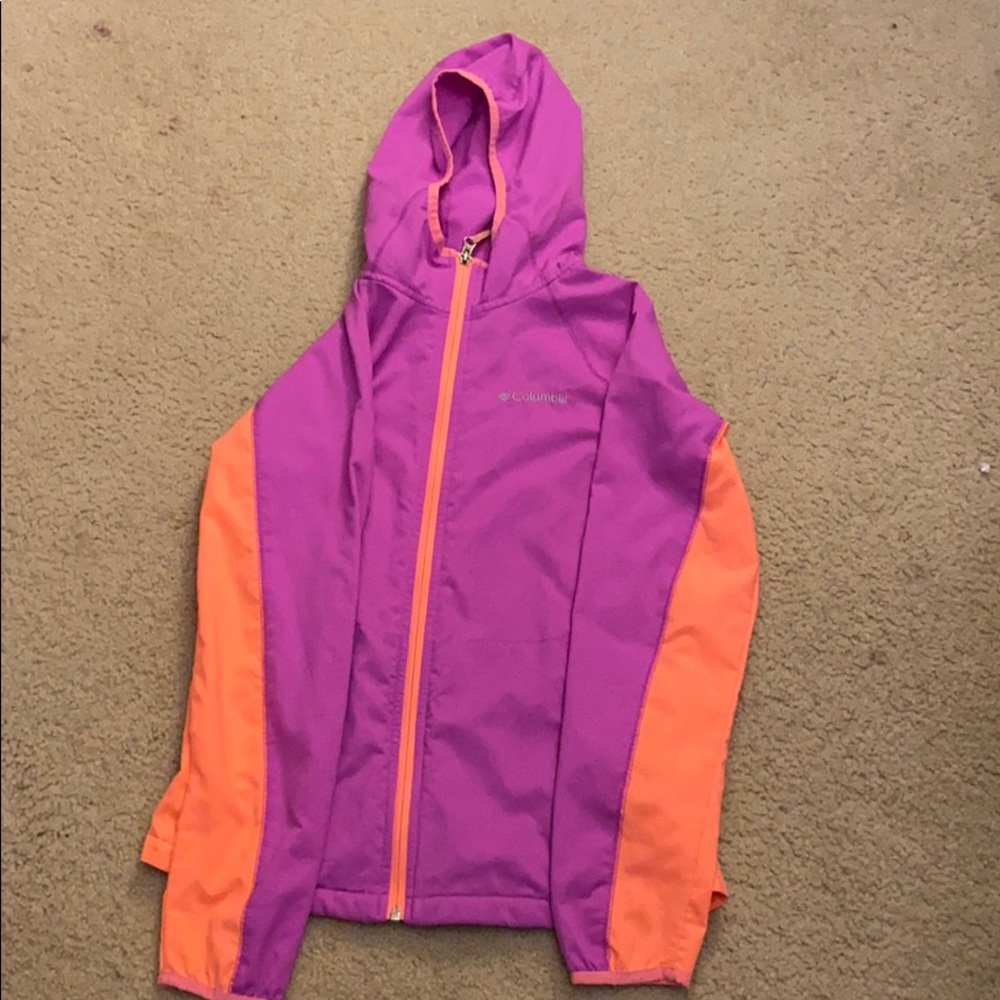 columbia girls windbreaker💞🧡
